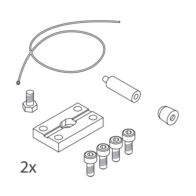 KIT 2 GIUNTI+N.2 SOSP.L3000 AN. KIT SOSP 