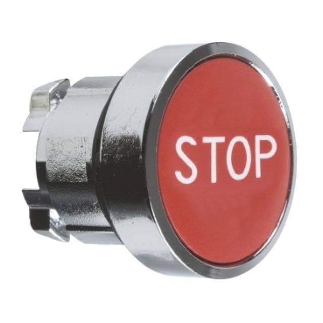 ZB4-BA434 "STOP" TESTA PULSANTE ROSSO 