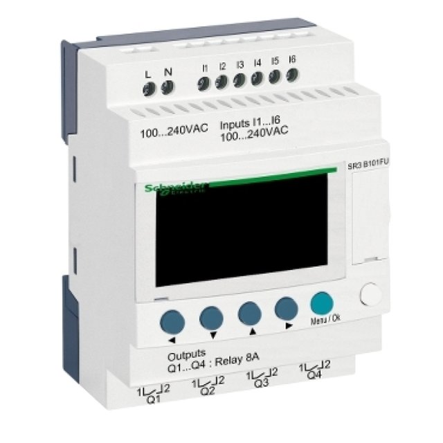 SR3-B101FU 10-IN/4-OUT MODULO LOGICO ZELIO 