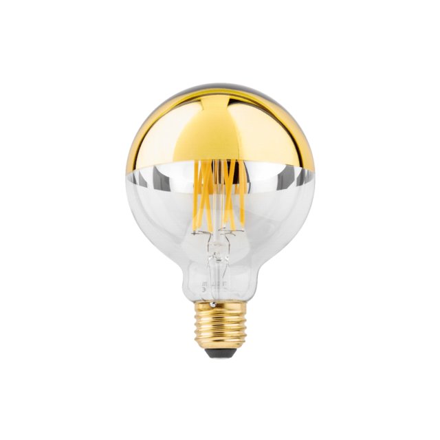 MIRROR G95 LED 6W E27 2700K LAMPE GOLD 