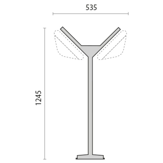 8138 DELTA 33 MAST MINI M2 SCHWARZ 