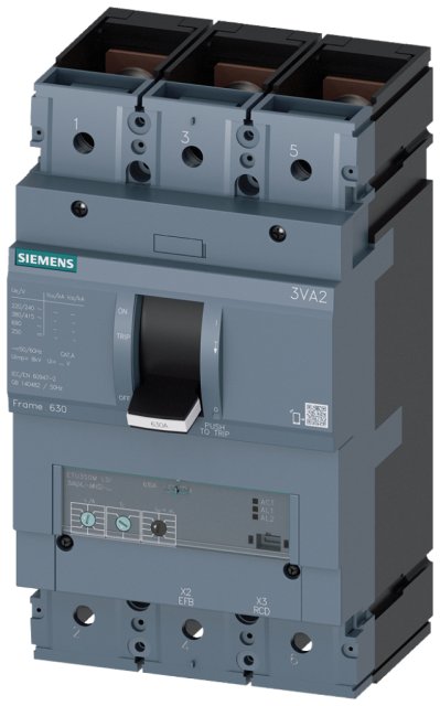 3VA2450-5MN32-0AA0 3P 500A AUTOMAT 55KA 