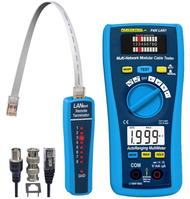 LAN TESTER + MULTIMETER 