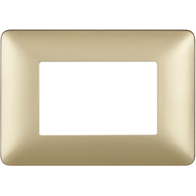 GOLD ABDECKPLATTE 3MOD. 