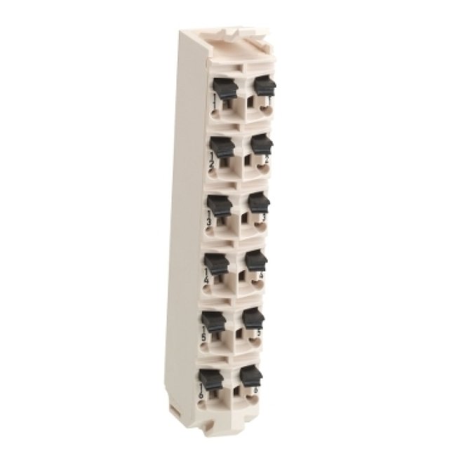 TERMINAL BLOCK-12PIN-24VDC WHITE 