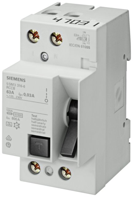 5SM3618-0KK 2P 100A 0,3A AC INTERR.DIFFERENZ. 