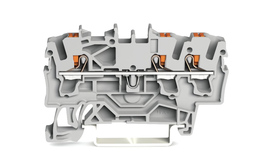 2,5MMQ GR FEDERKLEMME 3 LEITER 