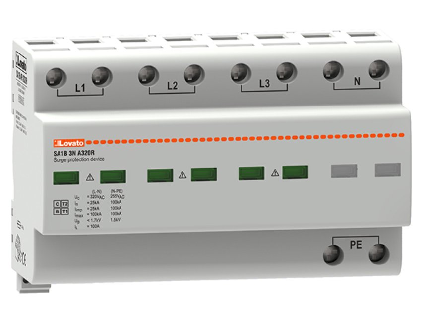 TIPO 1-2 3P+N ÜBERSPANNUNGSABL. 
