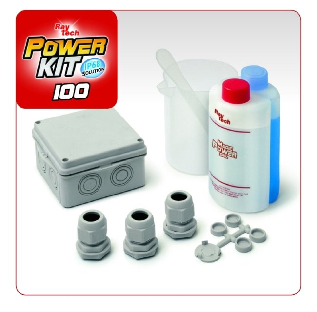 POWER KIT 100 CASSETTA 100X100X50+GEL+PRESS. 