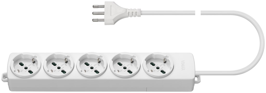 MIT KABEL WEISS DOSE UNIV. 5F. 