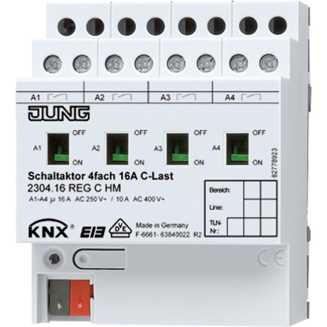 KNX SCHALTAKTOR 4KAN. 