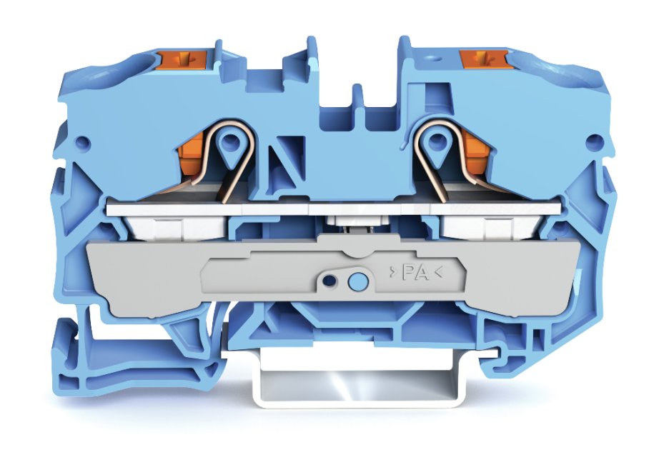 10 MMQ BLAU FEDERKLEMME 