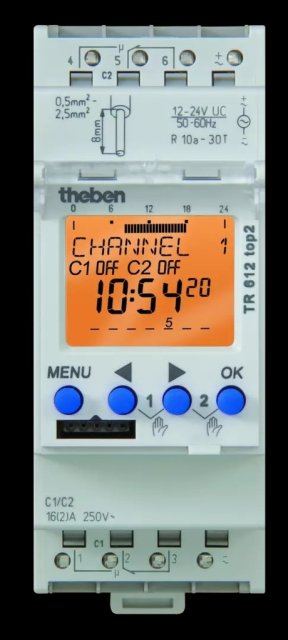 TR 612 TOP2 12-24VDC/AC ZEITSCHALTUHR 