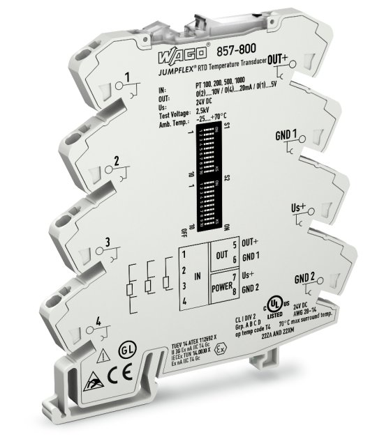 24VDC TRASDUTTORE D.TEMPERATURA RTD 