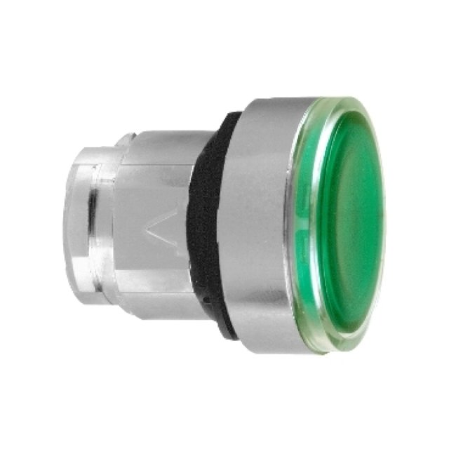 ZB4-BH033 VERDE TESTA PULSANTE LUMIN 